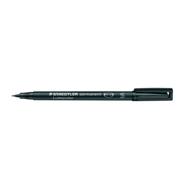 STAEDTLER ΜΑΡΚΑΔΟΡΟΣ ΑΝΕΞΙΤΗΛΟΣ LUMOCOLOR EXTRA FINE ΜΑΥΡΟ 10 ΤΕΜΑΧΙΑ