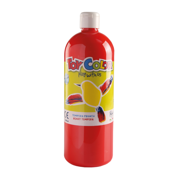 TOY COLOR ΤΕΜΠΕΡΑ SUPERWASHABLE 1000ml PRIMARY ΚΟΚΚΙΝΗ