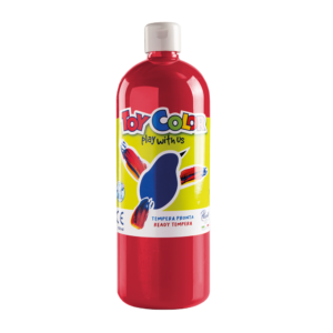 TOY COLOR ΤΕΜΠΕΡΑ SUPERWASHABLE 1000ml PRIMARY CARMINE ΚΟΚΚΙΝΗ