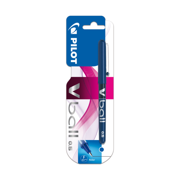 PILOT ΣΤΥΛΟ ΥΓΡΗΣ ΜΕΛΑΝΗΣ V-BALL 0.5mm FINE ΜΠΛΕ