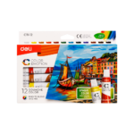 DELI ΤΕΜΠΕΡΑ 12 ΧΡΩΜΑΤΑ x 12ml COLOR EMOTION