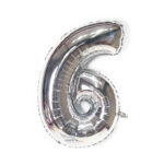 Μπαλόνι Ασημί  Νο 6 (16 ίντσες)