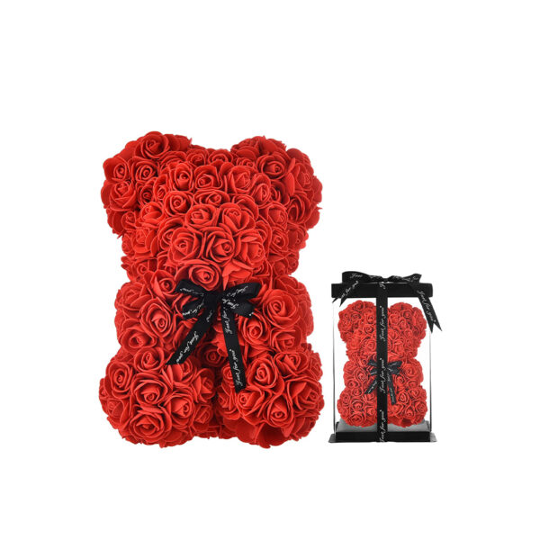 Rose Bear 25cm Κόκκινο