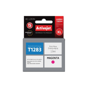 ACTIVE JET  INK ΣΥΜΒΑΤΟ  ΜΕ EPSON AE-1283N #T1283 MAGENTA 13ml (Ν) #C13T12834011