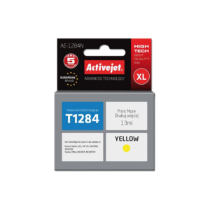 ACTIVE JET  INK ΣΥΜΒΑΤΟ  ΜΕ EPSON AE-1284N #T1284 YELLOW 13ml (Ν) #C13T12844012