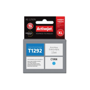 ACTIVE JET  INK ΣΥΜΒΑΤΟ ΜΕ EPSON AE-1292N #T1292 CYAN 15ml (Ν) #C13T12924011