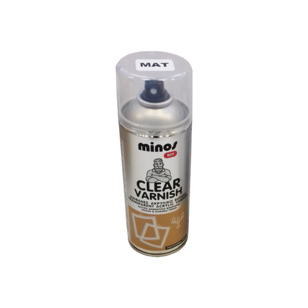 MINOS ΒΕΡΝΙΚΙ ΣΕ ΣΠΡΕΥ 400ml ΜΑΤ