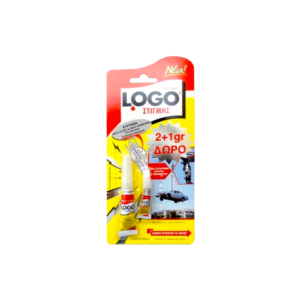 LOGO ΚΟΛΛΑ ΣΤΙΓΜΗΣ 2+1gr ΔΩΡΟ 15 ΤΕΜΑΧΙΑ