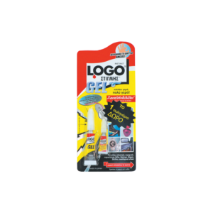 LOGO ΚΟΛΛΑ ΣΤΙΓΜΗΣ GEL 2+1gr ΔΩΡΟ 15 ΤΕΜΑΧΙΑ