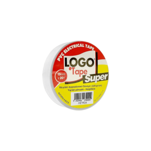 LOGO ΗΛΕΚΤΡΟΜΟΝΩΤΙΚΗ 1.9cm x 18m ΛΕΥΚΗ SUPER 10 ΤΕΜΑΧΙΑ