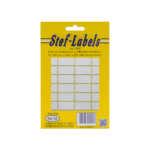 STEF ΕΤΙΚΕΤΕΣ ΑΥΤΟΚΟΛΛΗΤΕΣ 24x12mm 44/ΦΥΛΛΟ ΛΕΥΚΕΣ 40 ΦΥΛΛΑ