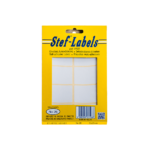 STEF ΕΤΙΚΕΤΕΣ ΑΥΤΟΚΟΛΛΗΤΕΣ 50x35mm 8/ΦΥΛΛΟ ΛΕΥΚΕΣ 40 ΦΥΛΛΑ