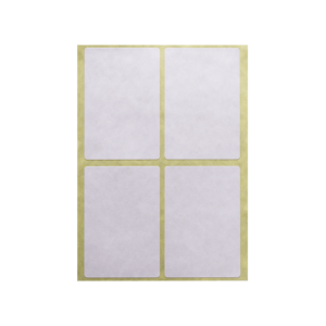 ΕΤΙΚΕΤΕΣ ΑΥΤΟΚΟΛΛΗΤΕΣ 48x72mm 4/ΦΥΛΛΟ Ν8 ΛΕΥΚΕΣ 40 ΦΥΛΛΑ
