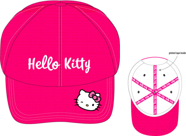ΚΟΡΙΤΣΙΣΤΙΚΟ BASEBALL ΚΑΠΕΛΟ Hello Kitty
