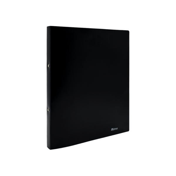 METRON ΝΤΟΣΙΕ 2 ΚΡΙΚΟΙ  ΠΛΑΣΤΙΚΟ Α4 2cm ΜΑΥΡΟ 6 ΤΕΜΑΧΙΑ