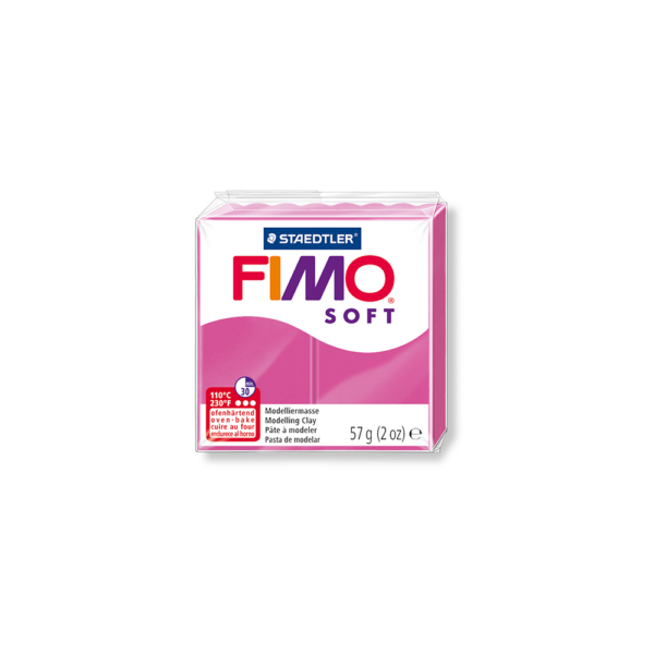 STAEDTLER ΠΗΛΟΣ 57gr FIMO SOFT RASPBERRY