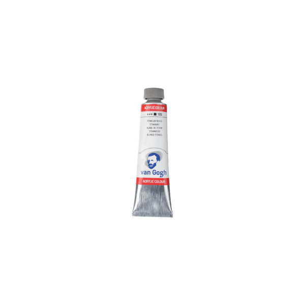 ROYAL TALENS ΧΡΩΜΑ ΑΚΡΥΛΙΚΟ 40ml VAN GOGH TITANIUM WHITE 3 ΤΕΜΑΧΙΑ