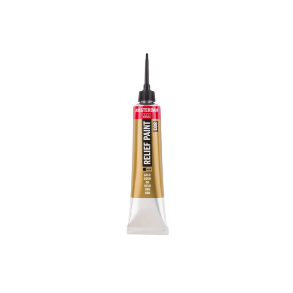 ROYAL TALENS ΠΕΡΙΓΡΑΜΜΑ ΓΥΑΛΙΟΥ 20ml AMSTERDAM DECO RELIEF GOLD 4 ΤΕΜΑΧΙΑ