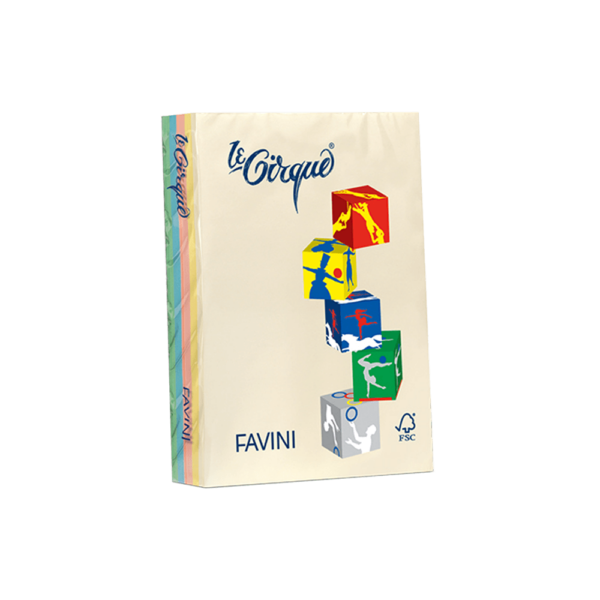 FAVINI ΧΑΡΤΙ Α4 80gr ΔΙΑΦΟΡΑ ΠΑΣΤΕΛ 500 ΦΥΛΛΑ