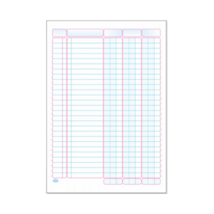 TYPOTRUST ΦΥΛΛΑΔΕΣ ΛΟΓΙΣΤΙΚΕΣ ΤΡΙΣΤΗΛΕΣ 21x30cm 50 ΦΥΛΛΑ
