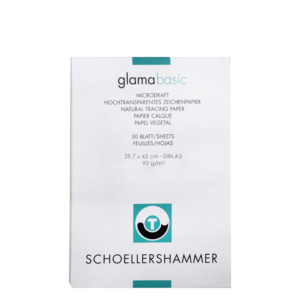 SCHOELLER ΜΠΛΟΚ ΧΑΡΤΙ ΔΙΑΦΑΝΕΣ ΡΙΖΟΧΑΡΤΟ 50 ΦΥΛΛΑ 92gr Α3