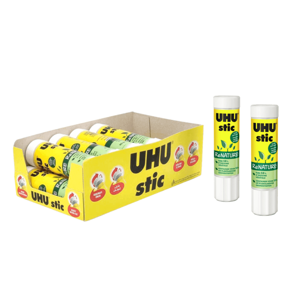 UHU ΚΟΛΛΑ STIC 21gr RENATURE 12 ΤΕΜΑΧΙΑ
