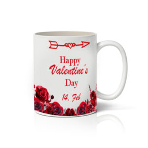 Κούπα Valentine Κόκκινα τριαντάφυλλα