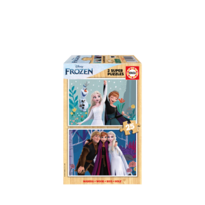 EDUCA ΠΑΖΛ 3+ 50 ΚΟΜΜΑΤΙΑ 2 ΣΧΕΔΙΑ 25.5x16.7x6.3cm FROZEN