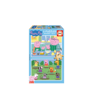 EDUCA ΠΑΖΛ 3+ 25 ΚΟΜΜΑΤΙΑ 2 ΣΧΕΔΙΑ 25.5x16.7x6.3cm PEPPA PIG