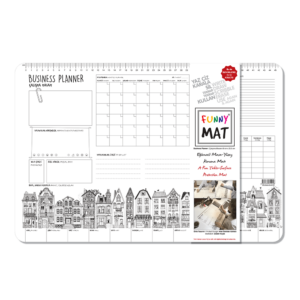 AKADEMI ΣΟΥΠΛΑ ΕΠΙΦΑΝΕΙΑ ΖΩΓΡΑΦΙΚΗΣ BUSINESS PLANNER 48x33.5cm FUNNY MAT