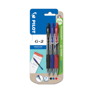 PILOT ΣΤΥΛΟ G-2 0.7mm 3 ΧΡΩΜΑΤΑ ΑΣΣΟΡΤΙ 3 ΤΕΜΑΧΙΑ