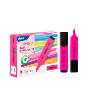 DELI ΜΑΡΚΑΔΟΡΟΣ ΥΠΟΓΡΑΜΜΙΣΗΣ ΠΛΑΚΕ 1-5mm JUMBO ΡOΖ 12 ΤΕΜΑΧΙΑ