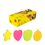 DELI ΒΙΤΡΙΝΑ ΓΕΜΑΤΗ ΧΑΡΤΙΑ ΣΗΜΕΙΩΣΕΩΝ ΑΥΤΟΚΟΛΛΗΤΑ ΣΧΗΜΑΤΑ BLISTER 4 ΣΧΕΔΙΑ 80 ΦΥΛΛΑ 76x76mm STICK UP