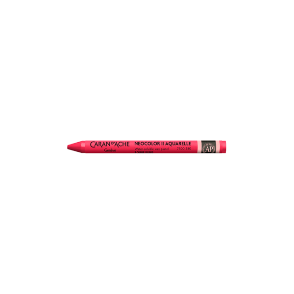 CARAN D’ACHE ΚΡΑΙΓΙΟΝ ΚΕΡΙΝΟ ΑΚΟΥΑΡΕΛΑΣ NEOCOLOR II RUBY ΚΟΚΚΙΝΟ 10 ΤΕΜΑΧΙΑ