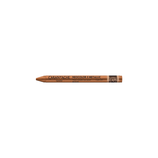 CARAN D'ACHE ΚΡΑΙΓΙΟΝ ΚΕΡΙΝΟ ΑΚΟΥΑΡΕΛΑΣ NEOCOLOR II METALLIC BRONZE 10 ΤΕΜΑΧΙΑ
