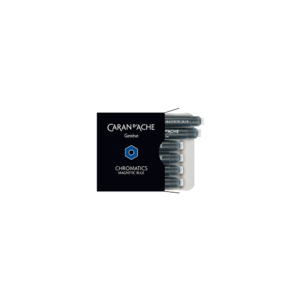 CARAN D'ACHE ΑΜΠΟΥΛΑ ΜΠΛΕ ΜΕΛΑΝΙ 6 ΤΕΜΑΧΙΑ MAGNETIC BLUE