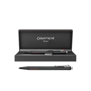 CARAN D'ACHE ΣΤΥΛΟ BALLPOINT ΜΑΥΡΟ ΜΕΛΑΝΙ ΜΕΤΑΛΛΙΚΟ ΣΕ ΜΕΤΑΛΛΙΚΟ ΚΟΥΤΙ MEDIUM ECRIDOR BLACK MAT
