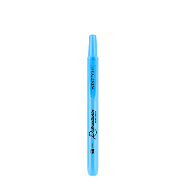 WRITECH ΜΑΡΚΑΔΟΡΟΣ ΥΠΟΓΡΑΜΜΙΣΗΣ ΚΟΥΜΠΙ 1-4mm RETRACTABLE SKY ΜΠΛΕ 12 ΤΕΜΑΧΙΑ