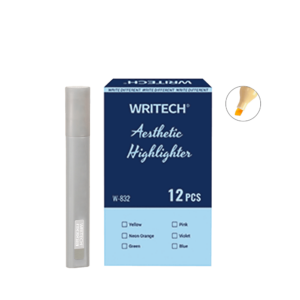 WRITECH ΜΑΡΚΑΔΟΡΟΣ ΥΠΟΓΡΑΜΜΙΣΗΣ ΠΛΑΚΕ 1-5.5mm AESTHETIC VINTAGE QUICK SILVER 12 ΤΕΜΑΧΙΑ