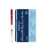 WRITECH ΜΑΡΚΑΔΟΡΟΣ ΠΙΝΑΚΟΣ ΚΟΥΜΠΙ 2mm RETRACTABLE ΚΟΚΚΙΝΟ 12 ΤΕΜΑΧΙΑ