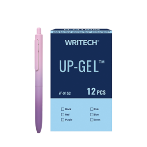 WRITECH ΣΤΥΛΟ GEL ΚΟΥΜΠΙ ΜΠΛΕ ΜΕΛΑΝΙ 0.7mm SPACE UP AURORA ΜΩΒ 12 ΤΕΜΑΧΙΑ