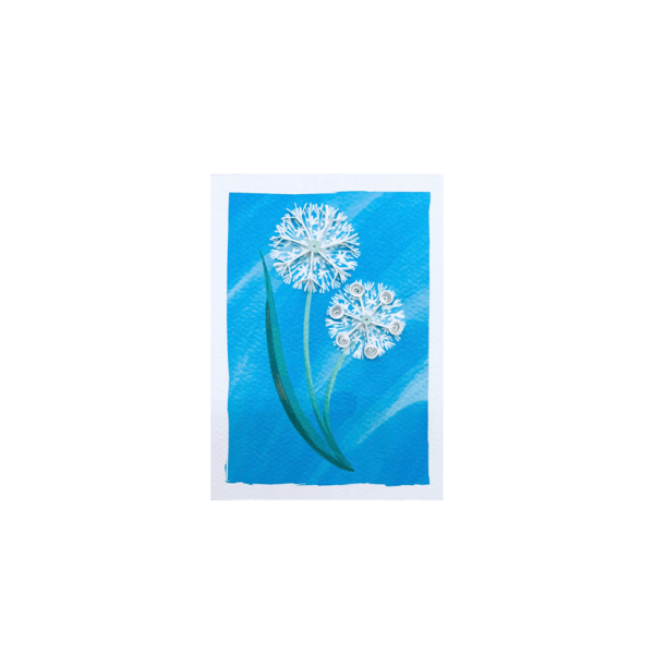 ORIGAMO ΚΑΡΤΑ ΕΥΧΕΤΗΡΙΑ MINI QUILLING ΠΙΚΡΑΛΙΔΕΣ 10x7.8cm FILIGRANA
