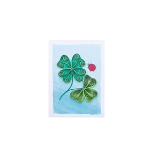 ORIGAMO ΚΑΡΤΑ ΕΥΧΕΤΗΡΙΑ MINI QUILLING ΚΑΛΗ ΤΥΧΗ 10x7.8cm FILIGRANA