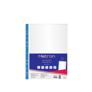 METRON ΖΕΛΑΤΙΝΗ ENIΣXΥΜΕΝΗ ΑΝΟΙΧΤΗ ΠΛΑΙ Α4 ΜΠΛΕ 100 ΤΕΜΑΧΙΑ