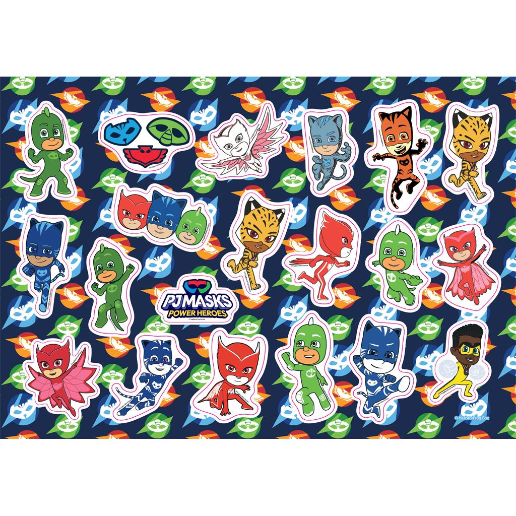 Μπλοκ Ζωγραφ PJ Masks 23x33, 40 Φύλ, Aυτοκόλ-Στενσιλ-2 Σελ Χρωμ 2 Σχ - Image 4