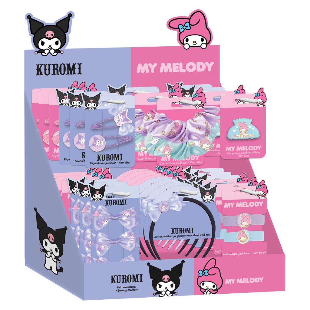 ΤΣΙΜΠΙΔΑΚΙΑ ΜΑΛΛΙΩΝ ΣΕΤ 2ΤΕΜ KUROMI - Image 3