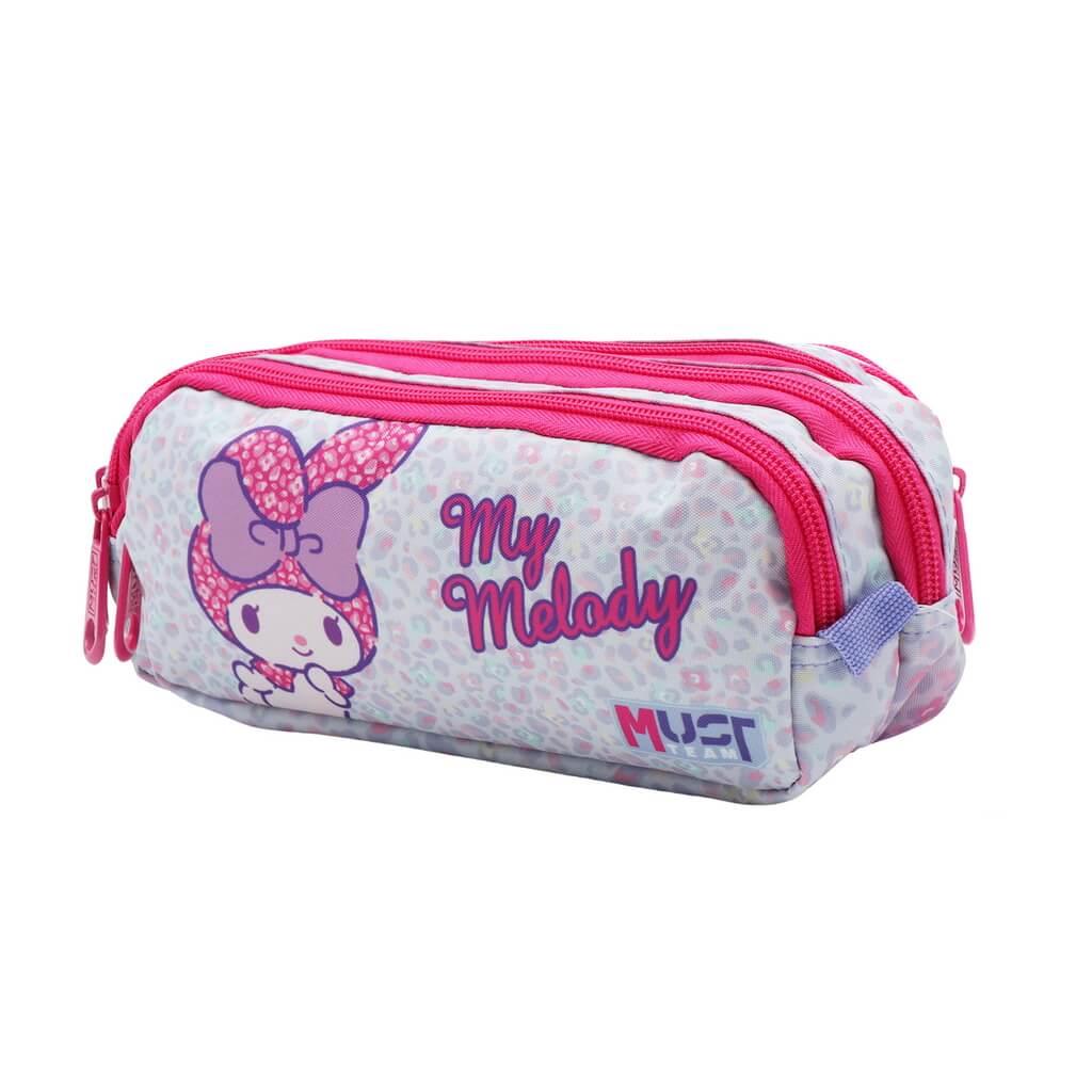 Σχολική Κασετίνα Βαρελάκι My Melody Must Team 2 Θήκες - Image 2