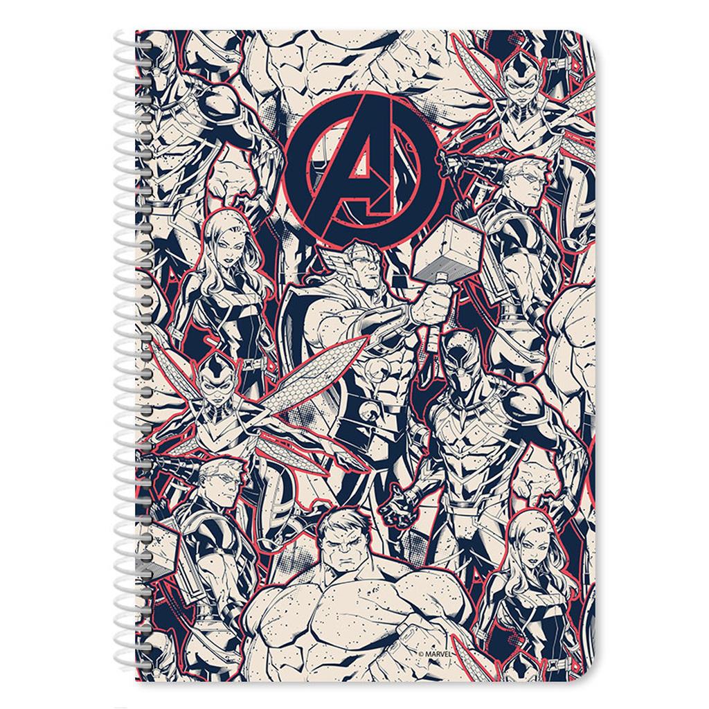 Τετράδιο Σπιράλ Avengers A4, 2 Θέματα, 60 Φύλλα, 2 Σχέδια - Image 2