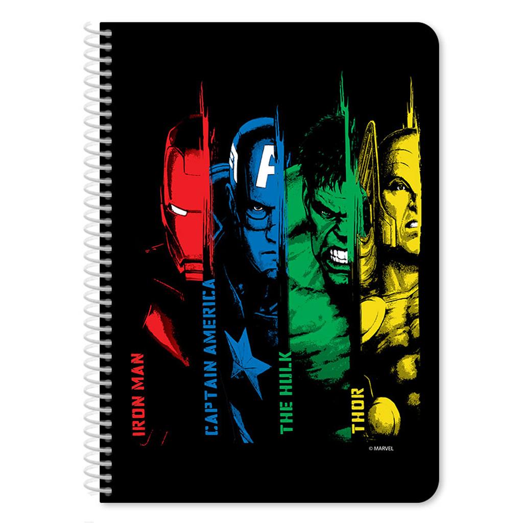 Τετράδιο Σπιράλ Avengers A4, 2 Θέματα, 60 Φύλλα, 2 Σχέδια - Image 3