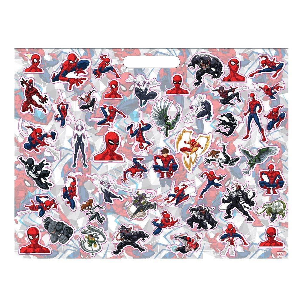 Μπλοκ Χρωματισμού Spiderman με 40 Σελ. Χρωματισμού, Αυτοκόλλητα και Κηρομπογιές - Image 2